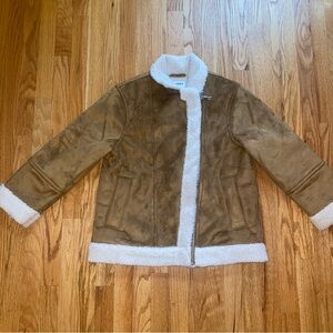 Old Navy Faux Suede and Shearling Jacket